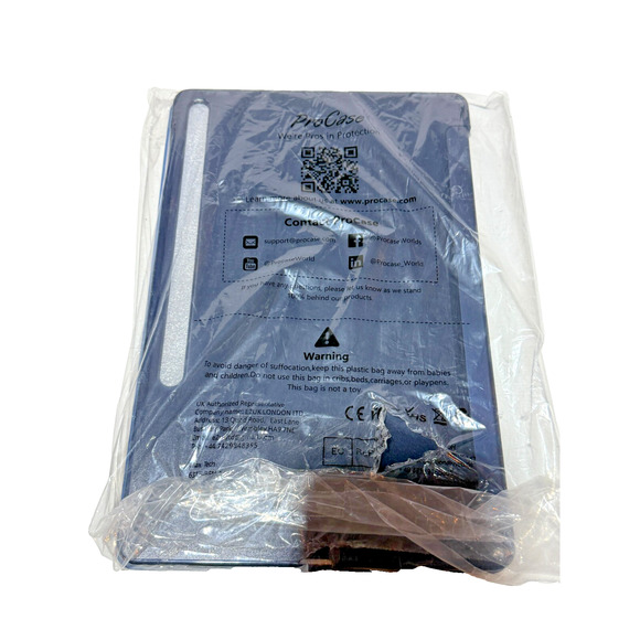 ProCase Galaxy Tab S7+ / S7 FE Case – Navy Blue Folio Cover (X800-BX01) – New - Picture 2 of 3